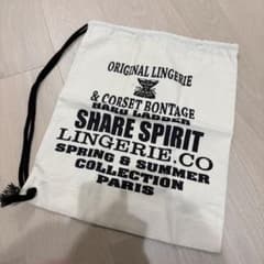 SHARE SPIRIT コットン巾着袋 SHARE SPIRIT コットン巾着袋 - メルカリ