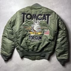 極美品 AVIREX F-14A フライトジャケット TOP GUN サイズM - メルカリ