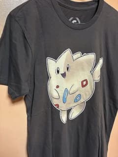 ✨メキシコ製　ポケモン トゲピー ブラック 半袖 キャラクターT 黒のサムネイル