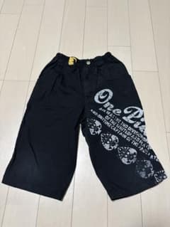 ONE PIECE エース ハーフパンツ ブラックのサムネイル