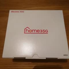 NTTドコモ SHARP home 5G HR01 ダークグレーのサムネイル