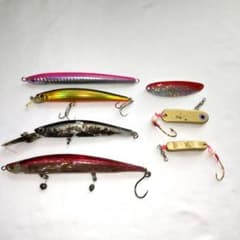 ルアー 7点セット スプーン 釣り具 vixen daiwa 中古品 - メルカリ