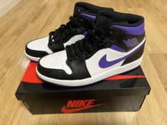 Nike Air Jordan 1 Mid Purple Black 27cmのサムネイル