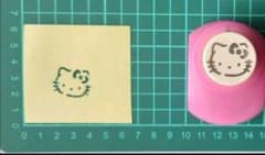 ハローキティ クラフトパンチ アートパンチ 穴あけパンチ 顔形 - メルカリ