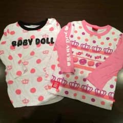 BABY DOLL☆90cmＴシャツ 2枚セットのサムネイル