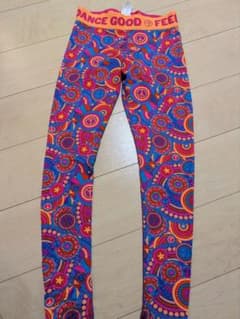 正規品 ZUMBA ズンバ 派手柄 カラフル レギンス スパッツ ダンス Sのサムネイル
