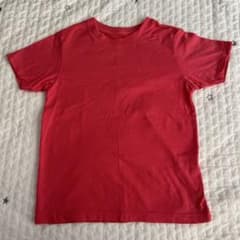 120㎝　綿100% UNIQLO ピンクTシャツのサムネイル