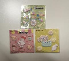 ポケピース シール モクロー ヒバニー マホミル 3点セットのサムネイル