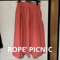 ROPE’ PICNIC フレアスカート ピンク ひざ丈のサムネイル