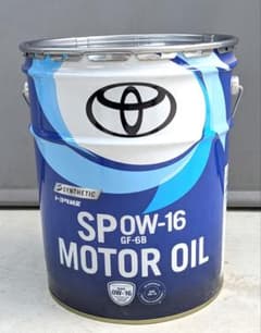 新品未開封　トヨタ純正 SP 0W-16 エンジンオイル　20Lのサムネイル