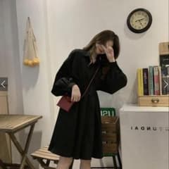 グレイル　黒 シャツワンピースのサムネイル