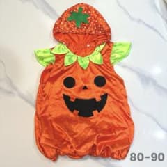 【Halloweenかぼちゃベビーコスチューム80-90cm】 - 5