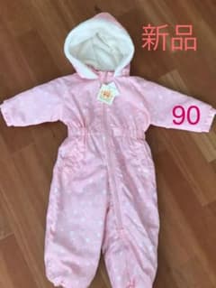 【新品】子ども　ベビー　女の子　スキーウェア ジャンプスーツ 90のサムネイル