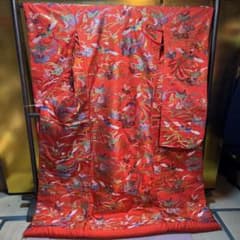 打掛 色打掛 正絹 西陣唐織 - メルカリ