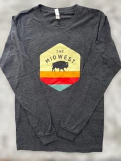 美品 THE MIDWEST 長袖Tシャツ Sサイズのサムネイル