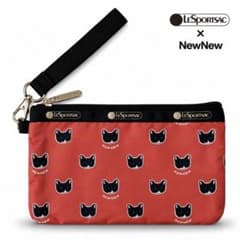 ✨新品タグ付 レスポートサック×NEWNEW 猫柄 ポーチ リストレット付き