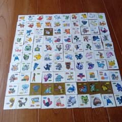 ポケモンパンシール 大量セット100枚のサムネイル