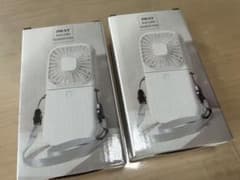 2個セット　3WAY スクエアハンディファンのサムネイル