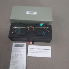 KAZU様専用THOM BROWNE TBX911 メガネ ブラック ゴールド - メルカリ