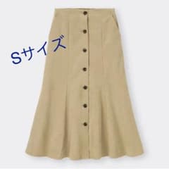 GU 新作　ライトコーデュロイマーメイドスカートのサムネイル