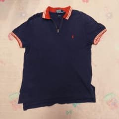 Polo by Ralph Lauren ネイビー/レッド ポロシャツ Mのサムネイル