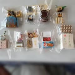 ご当地ミニチュア 食品サンプル 詰め合わせセット あんみつと落花生は、激レアですのサムネイル