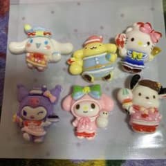 サンリオキャラクター デコレーションパーツ 6個セットのサムネイル
