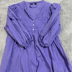 【ROSE BUD】チュニック丈　ワンピース　パープルのサムネイル