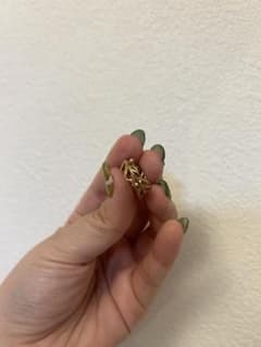 10Kゴールド フェザーデザイン リングネックレスセット（バラ売り相談可）のサムネイル