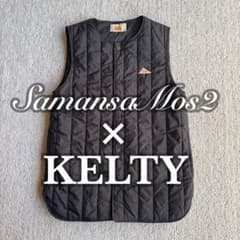 KELTY×SM2 コラボ KELTY ケルティ 中綿ベスト 黒 美品　防寒 KELTY×SM2 コラボ KELTY ケルティ 中綿ベスト 黒 美品 防寒 - メルカリ
