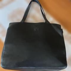 LOEWE ロエベ ハンドバッグ ナッパレザー ブラック 保管袋付き A4収納 
