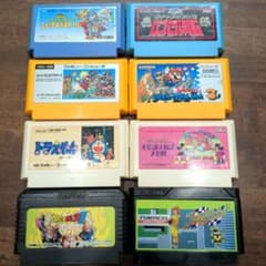 ファミコンソフトジャンク品セット ジャンク ファミコンソフトセット 8本 - メルカリ