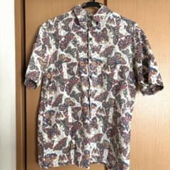 bedlam 蝶柄 半袖シャツのサムネイル