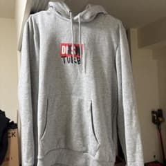 DIESEL S-GIRK-HOOD-B8 パーカー グレー Mのサムネイル