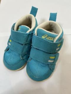 ASICS スクスク ベビーシューズ 12cm 水色 ファーストのサムネイル