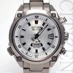 美品】シチズン／アテッサ エコドライブ H106-T013422／ソーラーQZ 