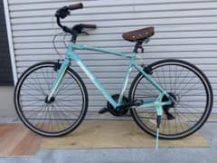 Bianchi クロスバイク チェレステ美品 室内保管引取限定 - メルカリ