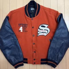 2/23まで限定価格STUSSY 90s BIG4 スタジャン レザー 紺タグ - メルカリ