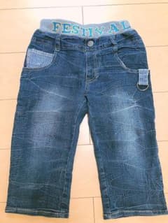デニムハーフパンツ 160のサムネイル