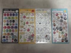 ナガノキャラクターズ シール ステッカー 4種セットのサムネイル
