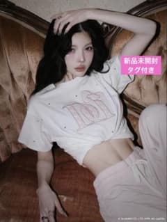 Hello DarichキルティングアップリケビジューTシャツ 白 新品未開封