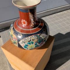 九谷焼 花瓶 木米 双耳花器 インテリア・食器 インテリア インテリア