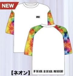 新品未使用】10-FEET 5分袖切替タイダイドライTシャツ ネオン XL