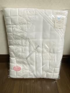 アフガン ブランケット 80x80cm 白のサムネイル