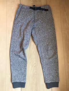 GRAMICCI ニットフリース リブパンツ グレーのサムネイル