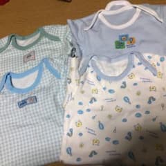 男の子 肌着 ロンパース　90 4枚セットのサムネイル