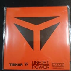 TIBHAR LINFORT POWER 卓球ラバー MAX ２枚組（黒・赤）のサムネイル