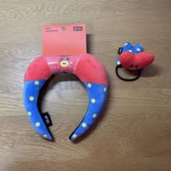 [BT21 TATA] 헤어 밴드 헤어 고무 세트 BTS 상품 오타 활