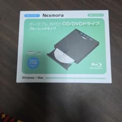 Nexmora ポータブルCD/DVD/Blu-rayドライブ。 新品、未使用のサムネイル