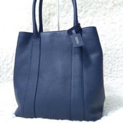 ○美品○ HIROFU ヒロフ クラッシカ シボ レザー トートバッグ 